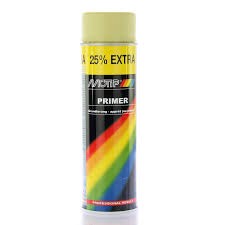 Light yellow (beige) primer paint -  Motip Primer, 500ml +25% EXTRA