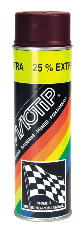 Spray putty Motip (red color) +25% Extra, 500ml.