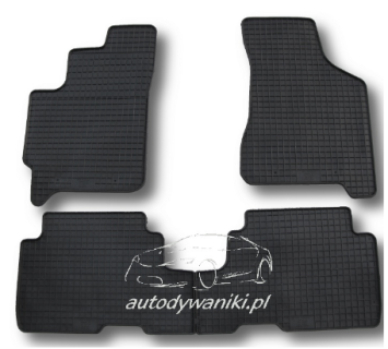Rubber floor mats set Kia Carens (2000-2006)