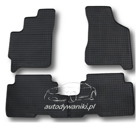 Rubber floor mats set Kia Carens (2000-2006)