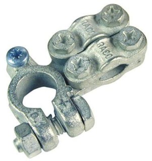 Battery clamp, +(plus) 