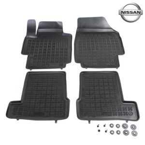 Rubber floor mat  set Nissan Micra (2002-2007) with edges