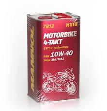 Semy-sinthetic 4-stroke engine oil Mannol Motorbike 4-TAKT 10W40, 1L