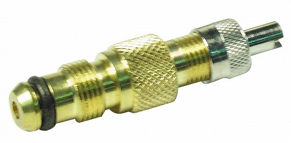 Tyre valve with cap
