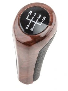 Gearbox knob (wood imitation ) for BMW E81/E82/E87/E90/E91/E92/E53 