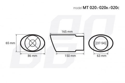 Muffler blowpipe end 