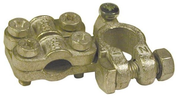 Battery clamp, -(negative)