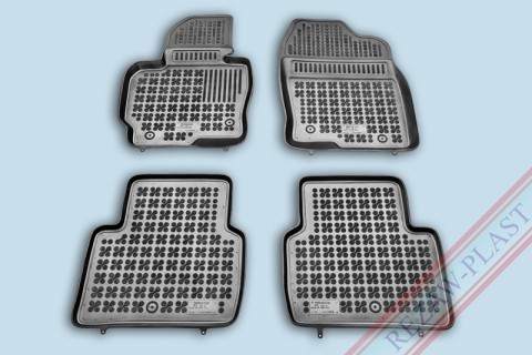 Rubber floor mats set Mazda CX-5 (2012-2020), with edges