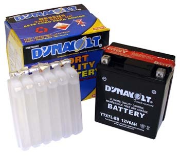 Moto battery Dynavolt 6A, 12V