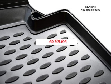 Rubber floor mats set Chrysler Voyager (2008-)/Town & Country (2008-), with edges 