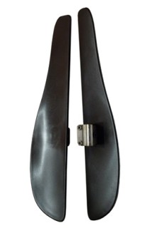 Wiperblade spoiler set, black