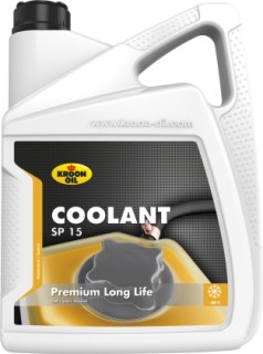 Organic ANTIFREEZE (yellow color) - Kroon Oil SP15 Coolant -40C, 5L