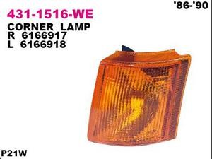 Corner side flasher Ford Transit (1986-1991), left