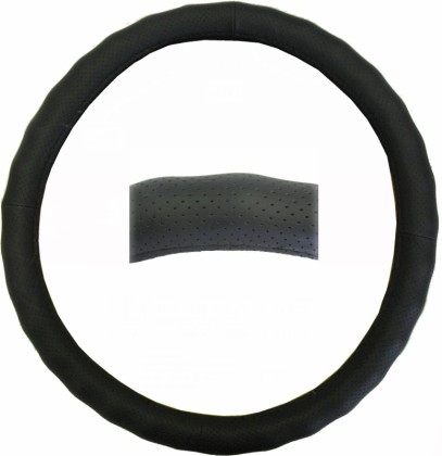 Pig leather wheel cover, black, 37-39cm