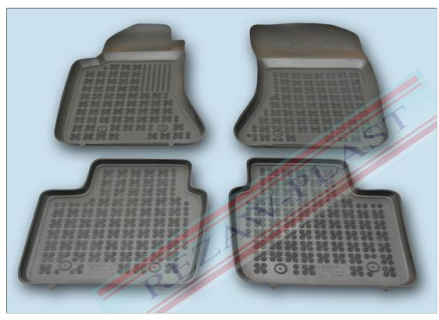 Rubber floor mat set Opel Omega B (1994-2003) with edges
