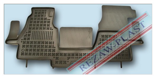 Rubber floor mat  Mercedes Sprinter W901-W905 (2000-2006) with edges