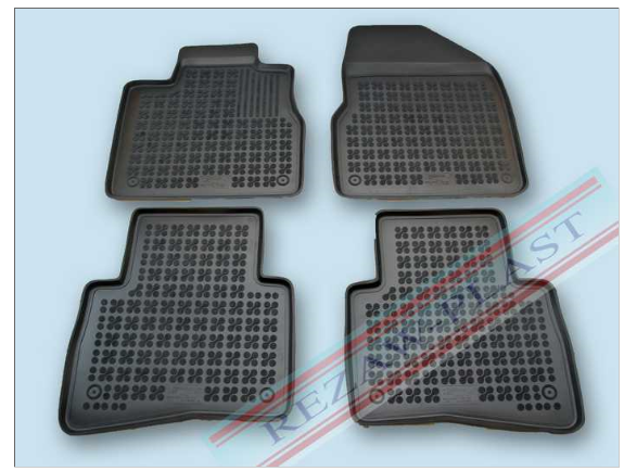 Rubber floor mat  set Nissan Murano (2003-) with edges