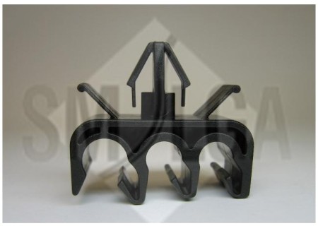 Pipe electrical wire holder