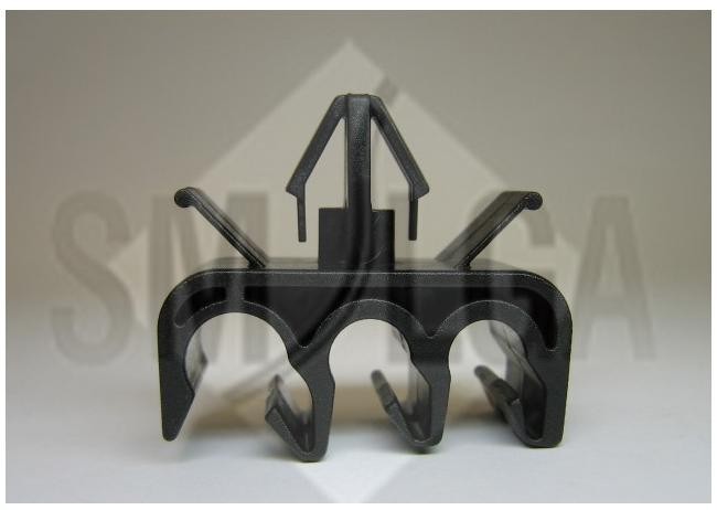 Pipe electrical wire holder