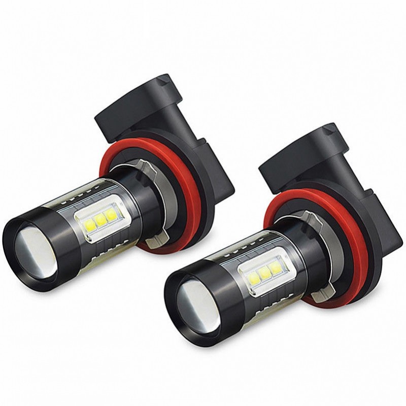 2pcs x LED headlamp bulb -  H8/H11, 12V 