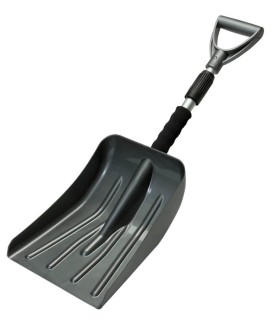 Plastic folding snow snovel (telescopic 73-88cm)