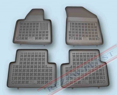 Rubber floor mat set Citroen C5 (2008-), with edges