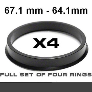 Wheel hub centring ring 67.1mm ->64.1mm