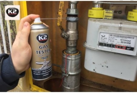K2 GAS TESTER , 400ml.