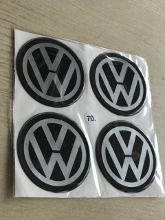 Disc stickers VW, diam.70mm