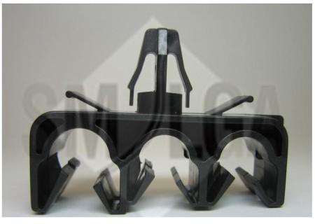 Pipe electrical wire holder 