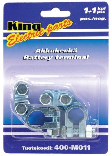 Battery clamp set