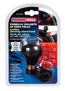 Steering wheel knob, black