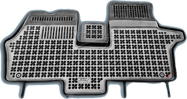 Rubber floor mat Mercedes-Benz Vito (1995-2003) with edges