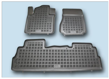 Rubber floor mat  set  Nissan NV200 (2009-) with edges