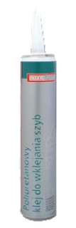 Poliuretan glass glue, black, 310ml.