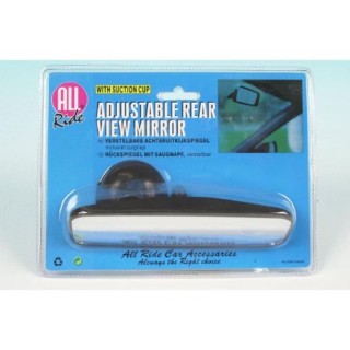 Interior rear view mirror with suction cup - 160x55mm