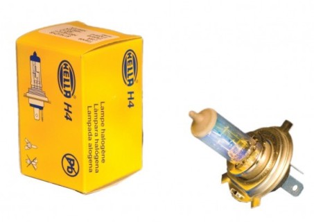 HELLA H4 60/55W, 12V  (yellow star)