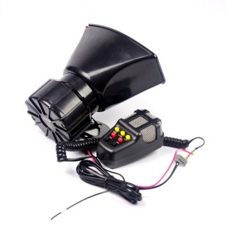 Siren horn with pult, 100W, 12V 