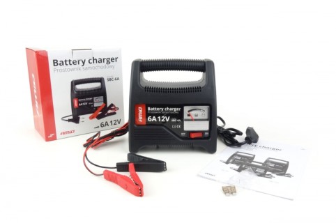 Battery charger  - Amio 6A, 12V