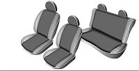 Seat cover set Skoda Fabia (2007-)