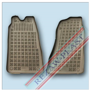 Rubber floor mats set Ford Transit (2000-2006) with edges