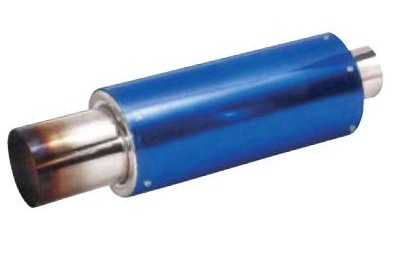 Sport muffler, blue, flame