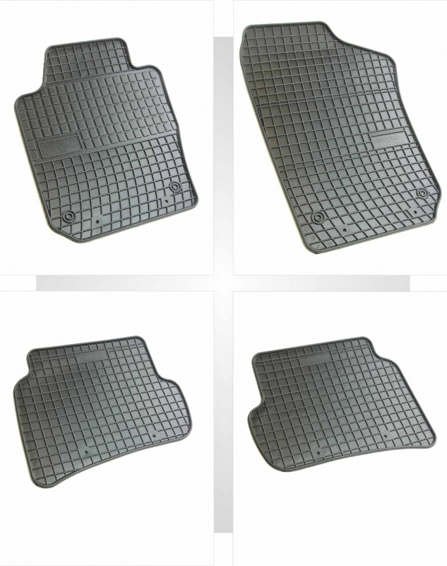 Rubber floor mats set  Skoda Fabia (2014-2021)