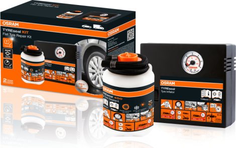TYRE SEAL SET by OSRAM (foam with el.pump)