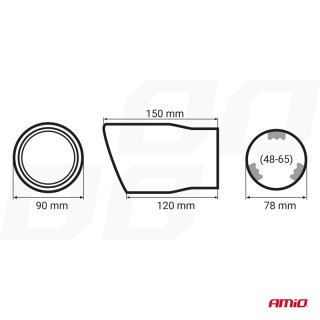 Muffler pipe 