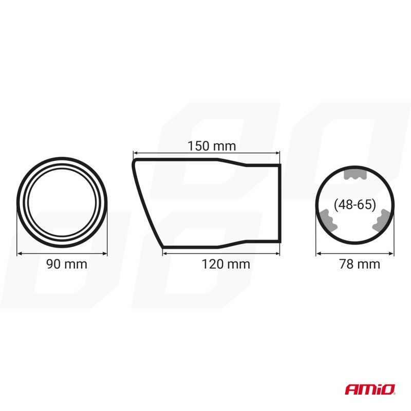 Muffler pipe 