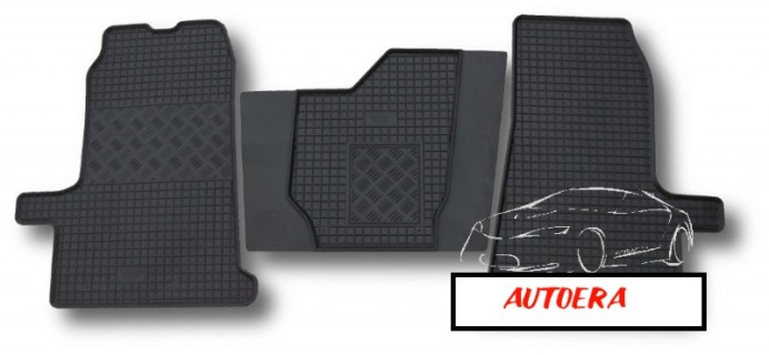Rubber floor mats set Ford Transit (2000-2014)