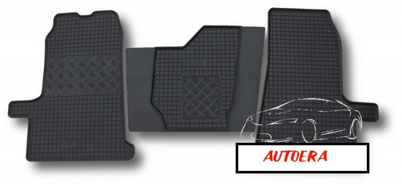 Rubber floor mats set Ford Transit (2000-2014)