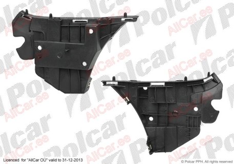 Front inner fender Volvo V70 (2007-2014), right side