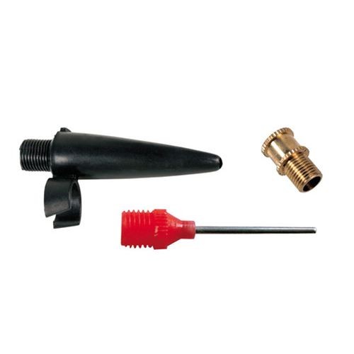 Foot pump with monometre